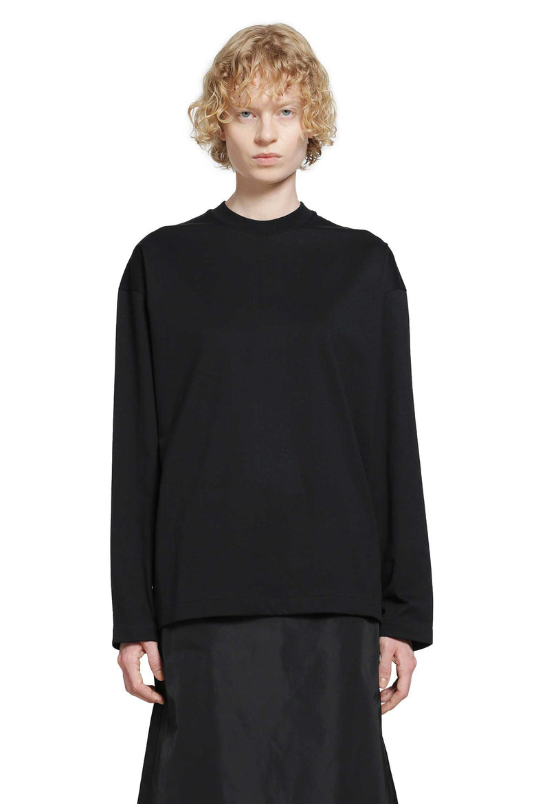 
              JIL SANDER Cotton Crewneck Long Sleeve T-Shirt woman
            