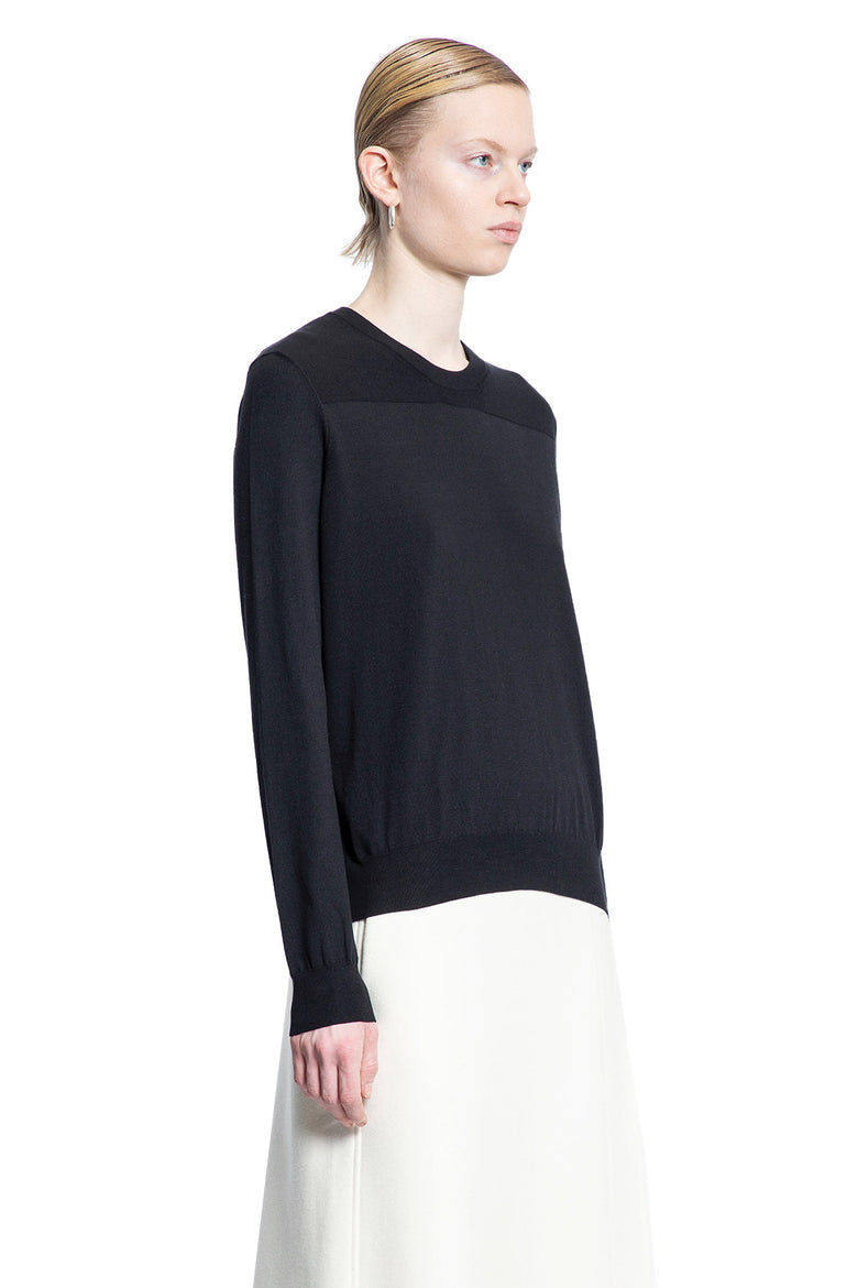 JIL SANDER WOMAN BLACK KNITWEAR