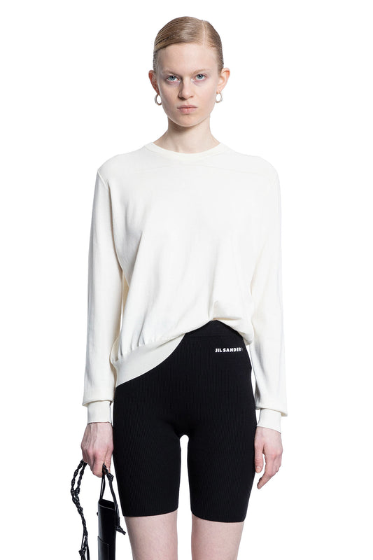 JIL SANDER WOMAN OFF-WHITE KNITWEAR