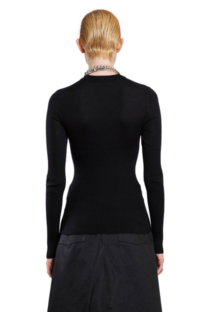 JIL SANDER WOMAN BLACK KNITWEAR