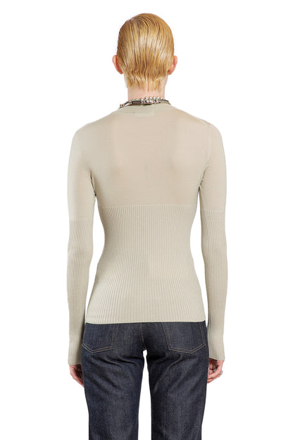 JIL SANDER WOMAN OFF-WHITE KNITWEAR