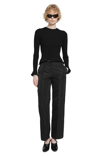 Ruffled Wool Jumper