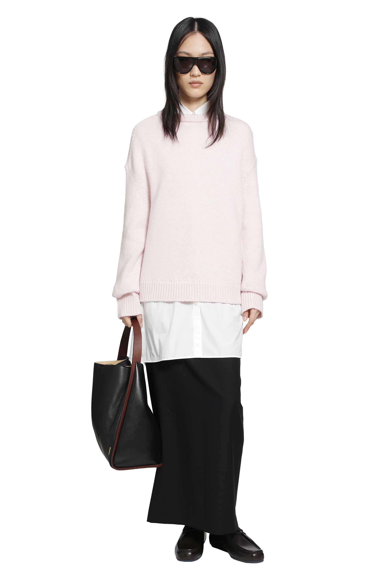 JIL SANDER Cashmere Blend Crewneck Sweater woman
