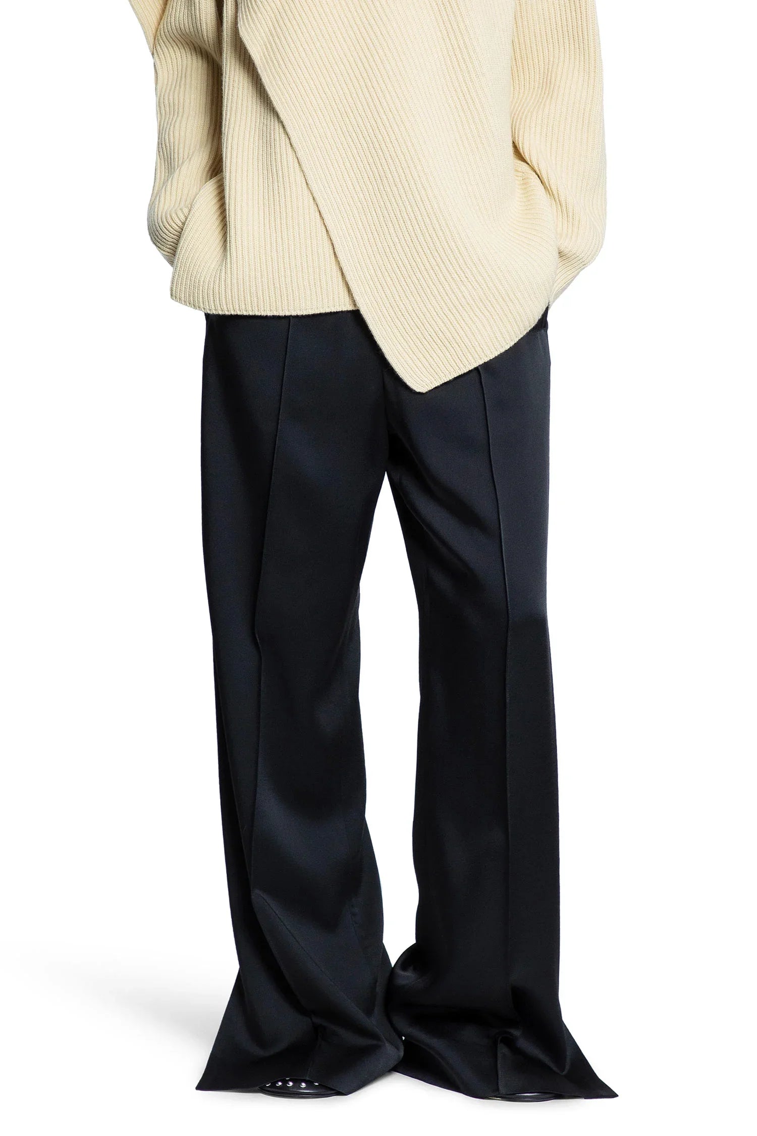 JIL SANDER WOMAN BLACK TROUSERS - Antonioli.eu