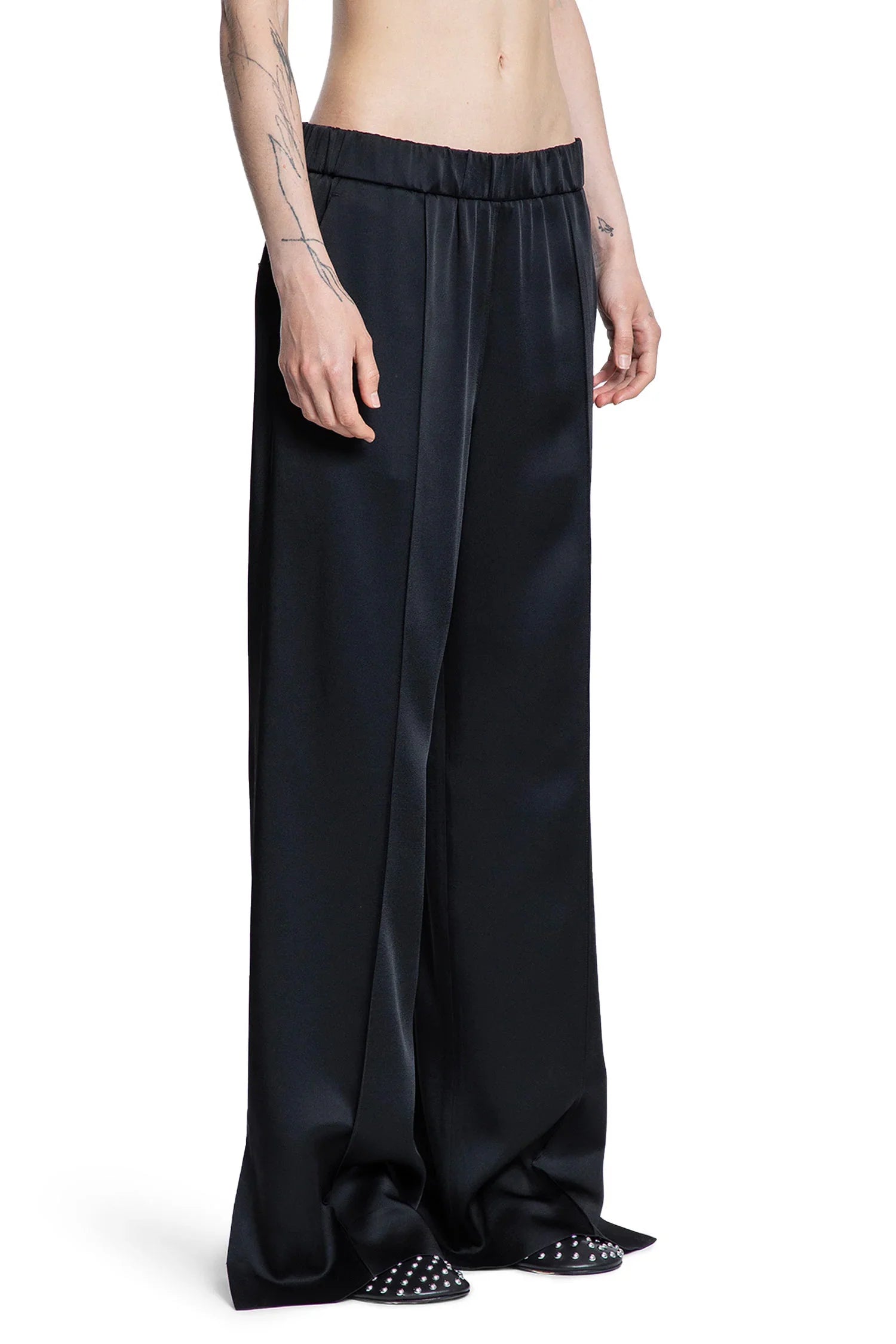 JIL SANDER WOMAN BLACK TROUSERS - Antonioli.eu