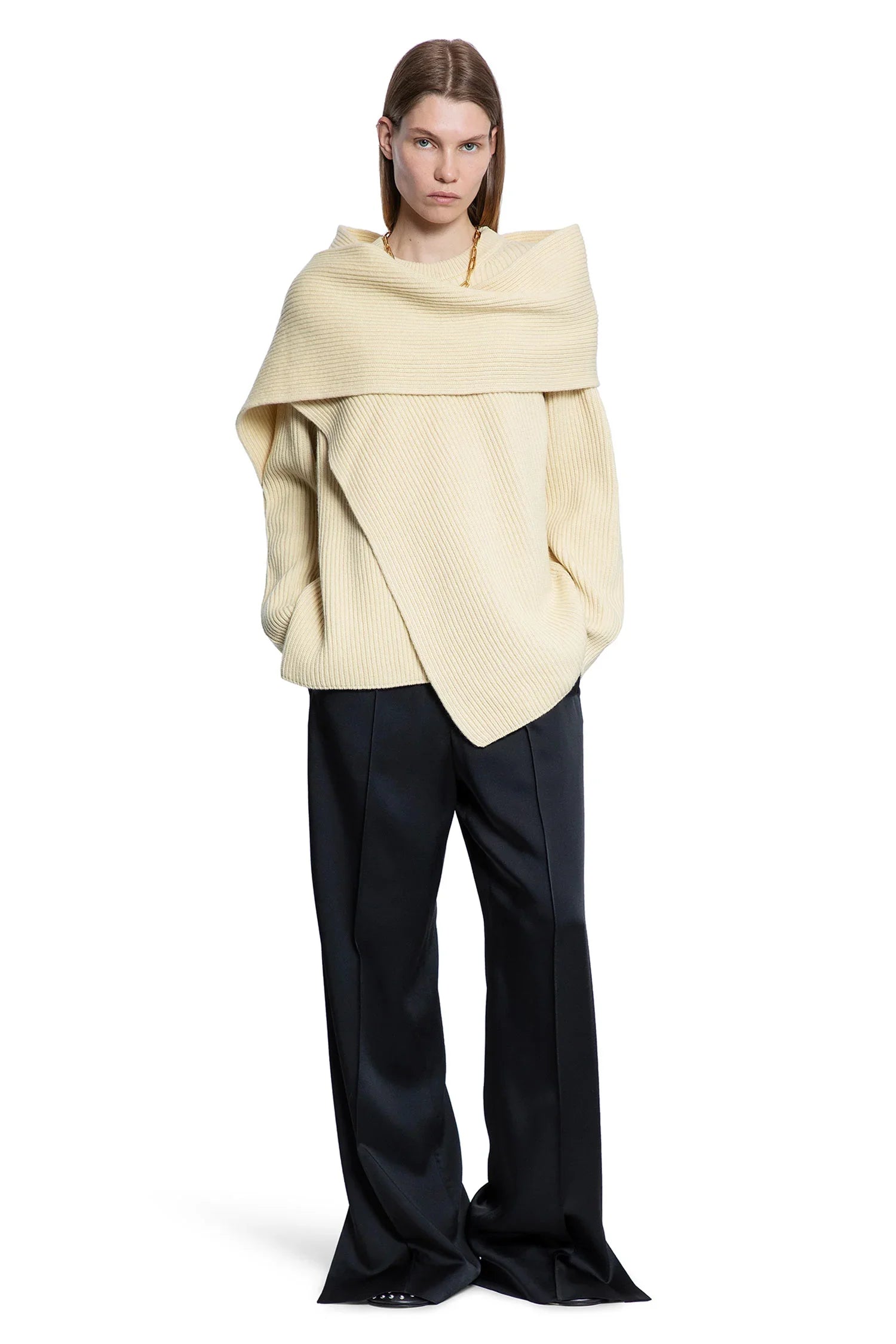 JIL SANDER WOMAN BLACK TROUSERS - Antonioli.eu