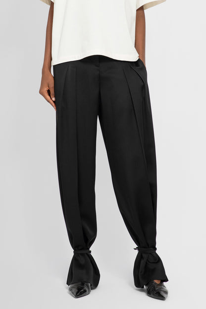 JIL SANDER WOMAN BLACK TROUSERS