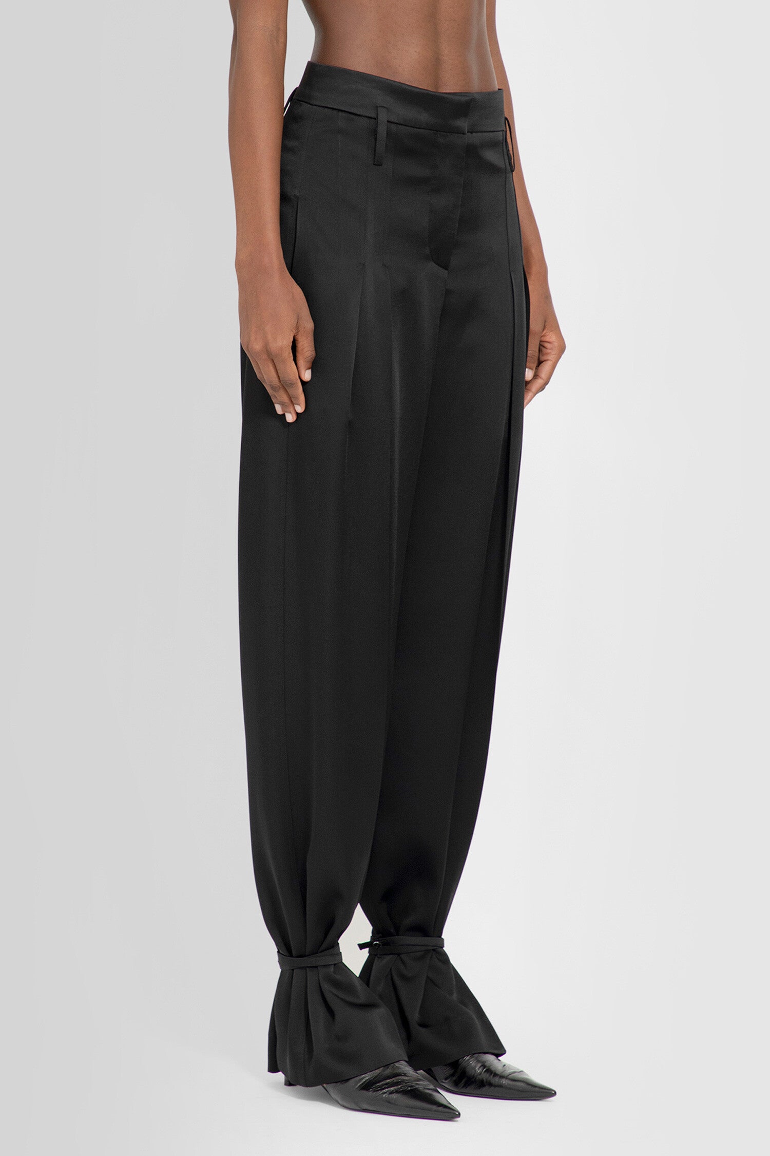 JIL SANDER WOMAN BLACK TROUSERS