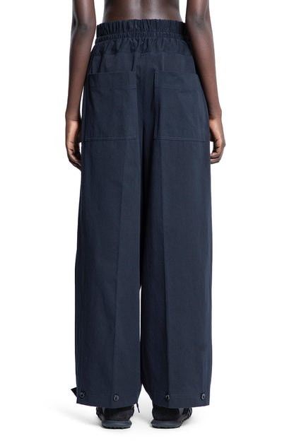 JIL SANDER WOMAN BLUE TROUSERS