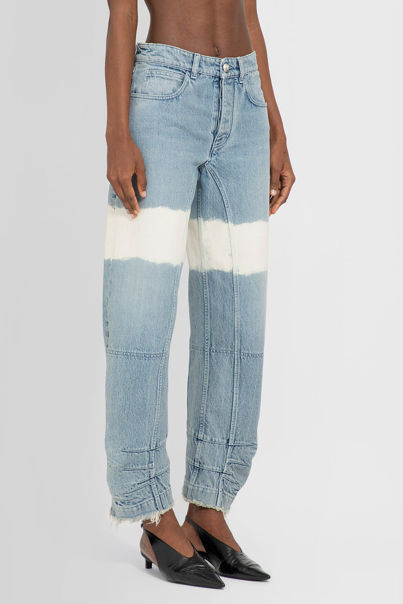 Wide-Leg Jeans, Frayed Hems, for Girls - bleached denim, Girls