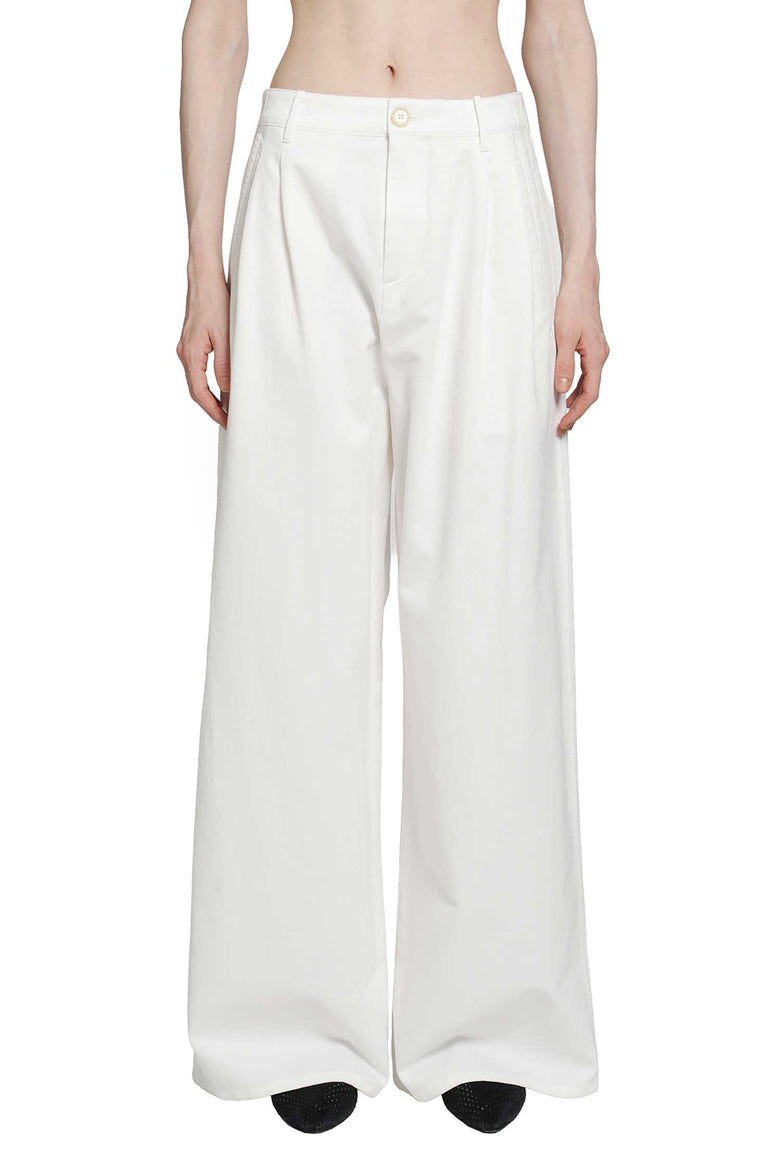 
              JIL SANDER Cotton Drill Trousers woman
            