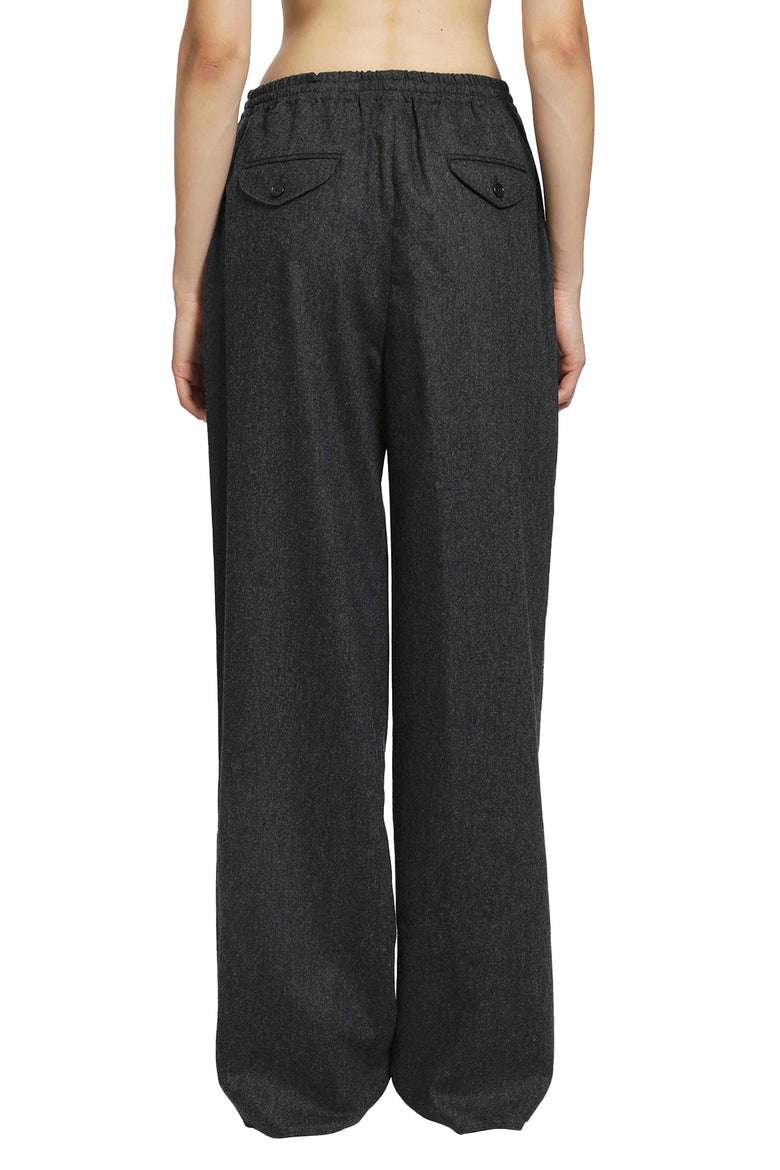JIL SANDER Wool Flannel Trousers woman