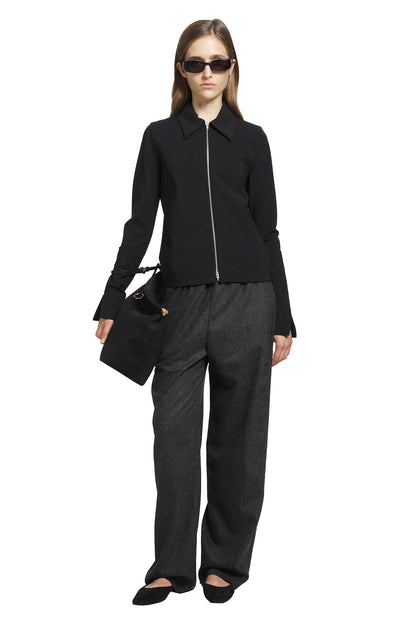 Wool Flannel Trousers