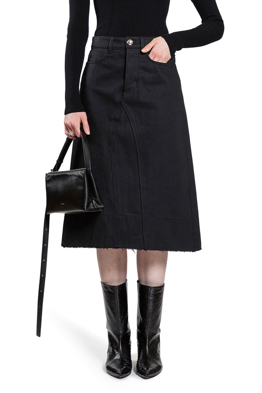 JIL SANDER WOMAN BLACK SKIRTS