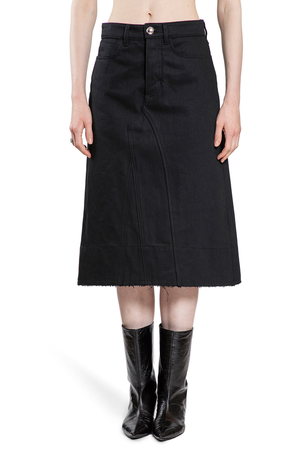 JIL SANDER WOMAN BLACK SKIRTS