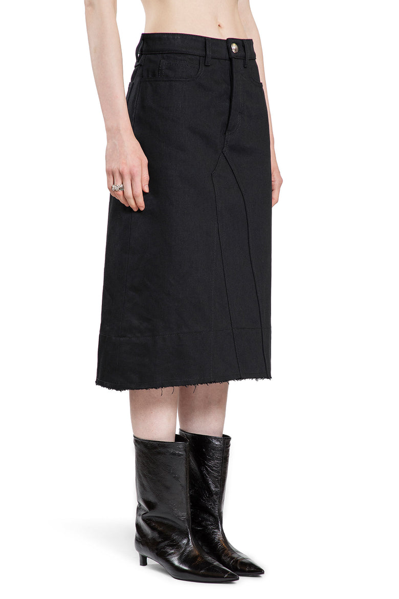 JIL SANDER WOMAN BLACK SKIRTS