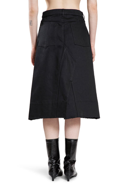 JIL SANDER WOMAN BLACK SKIRTS