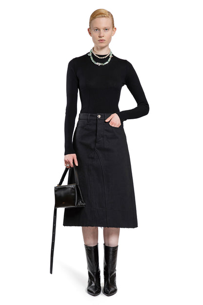 JIL SANDER WOMAN BLACK SKIRTS