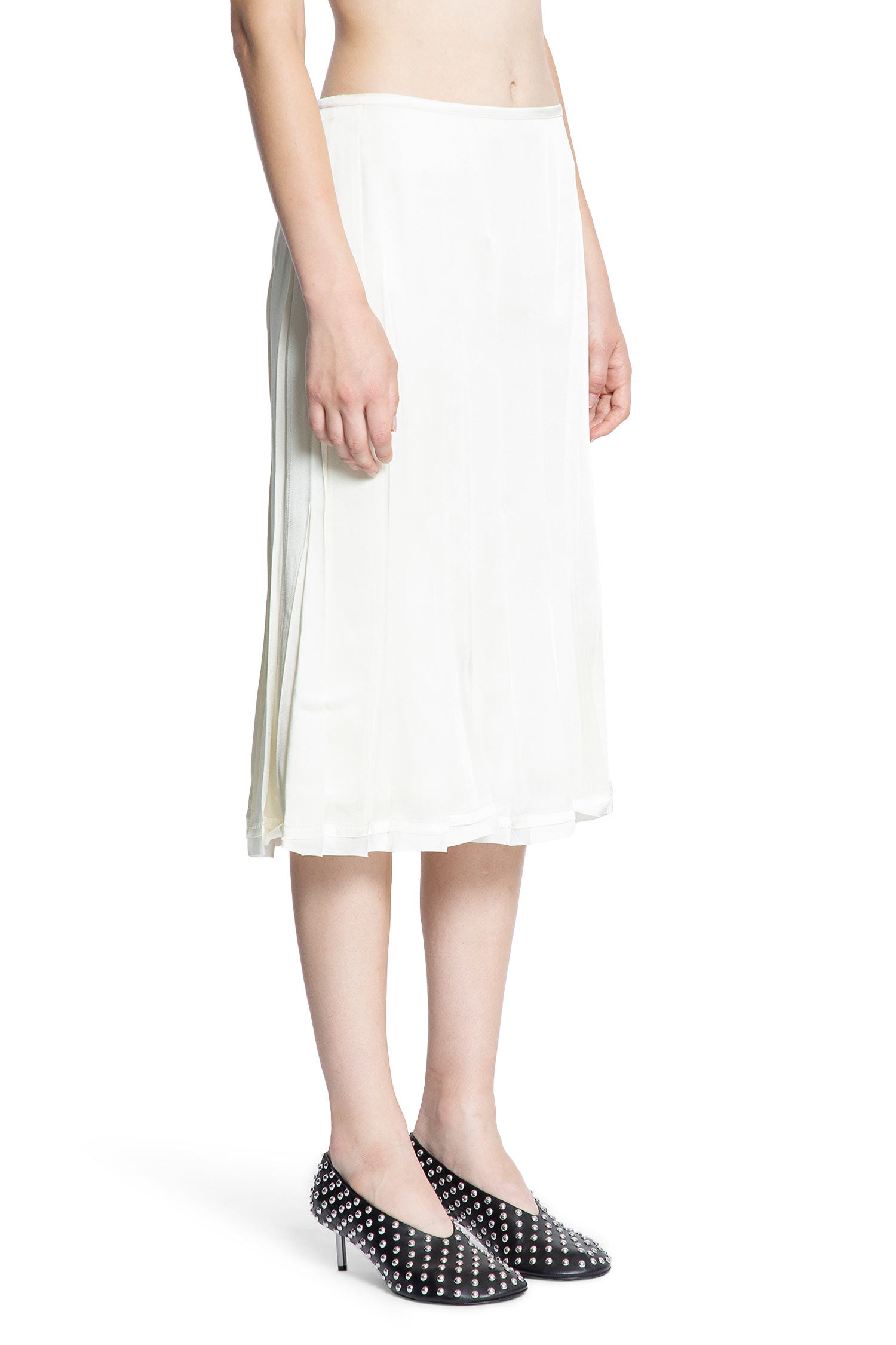 Envers Satin Flared Skirt