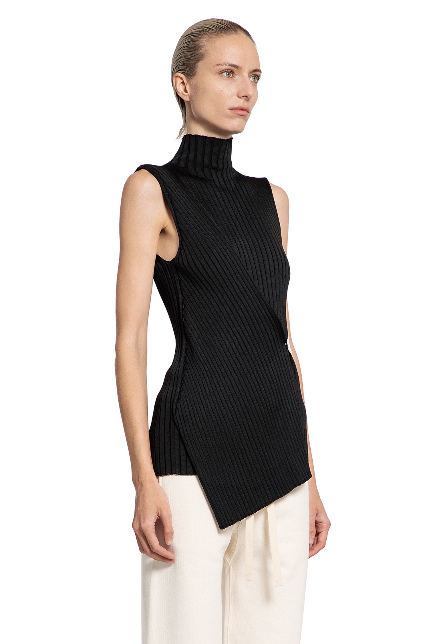 JIL SANDER WOMAN BLACK TOPS