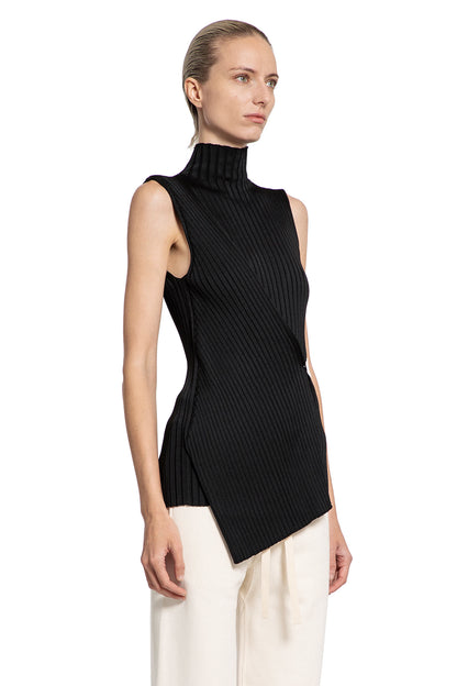 JIL SANDER WOMAN BLACK TOPS