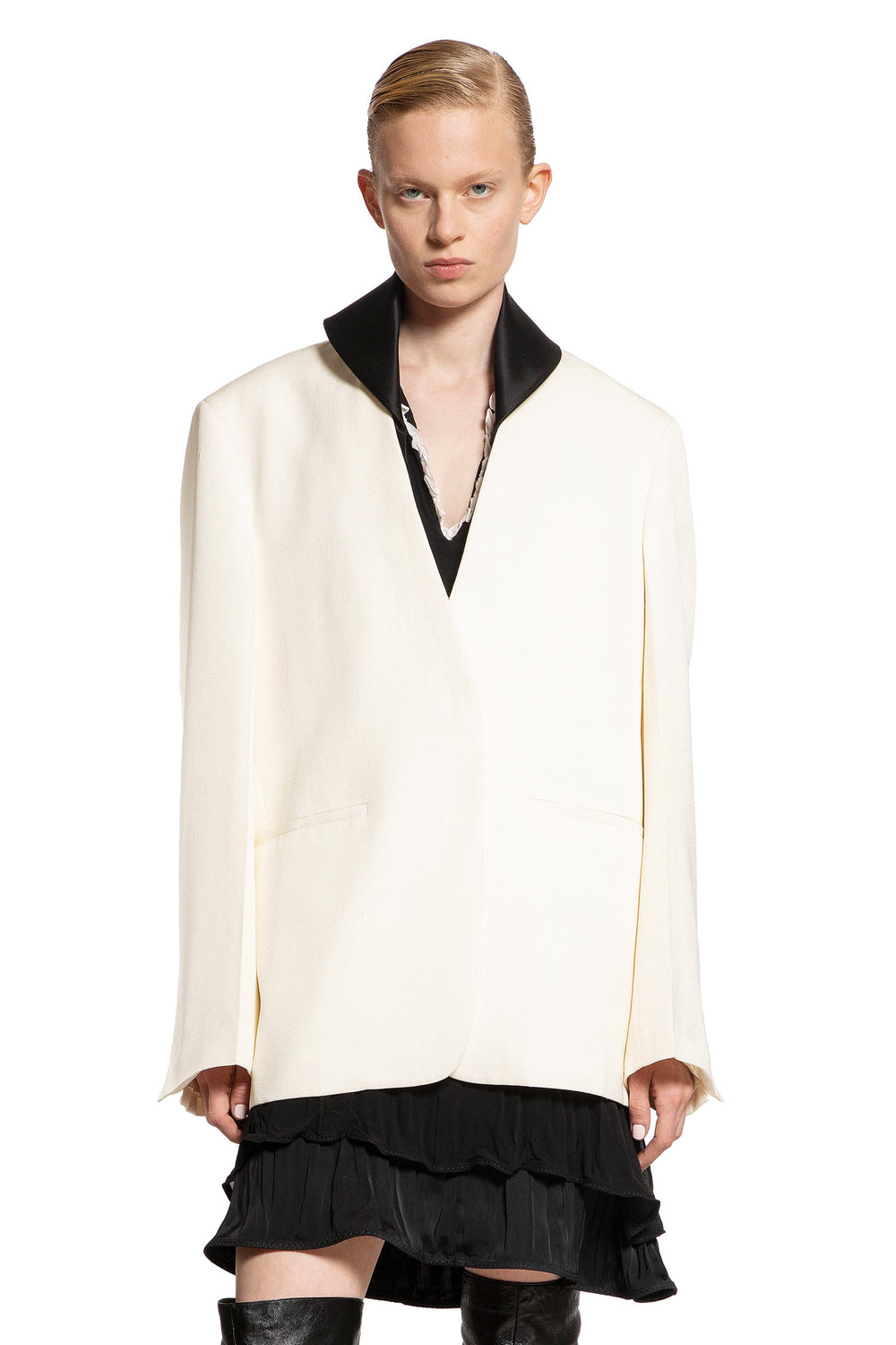 JIL SANDER WOMAN OFF-WHITE BLAZERS