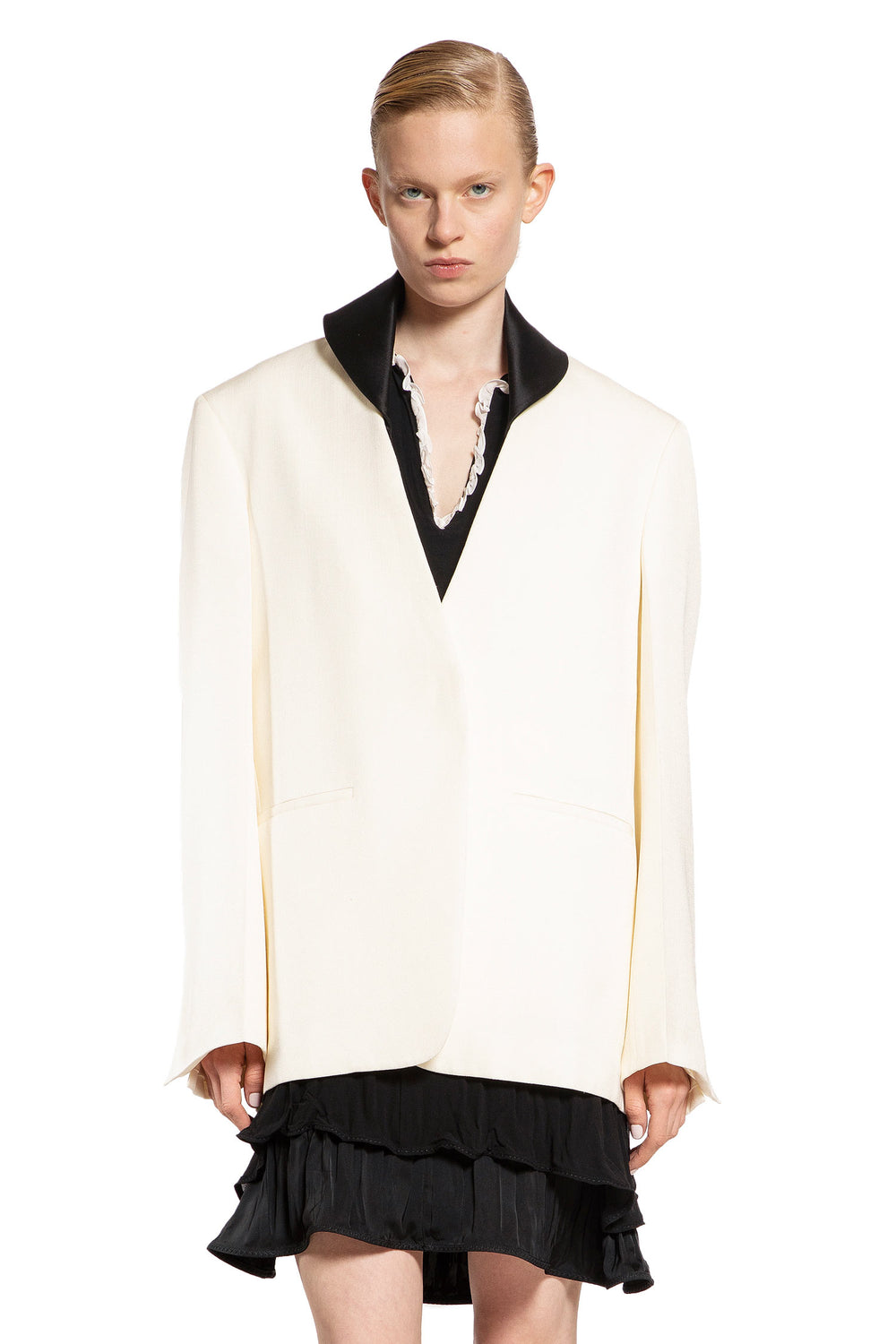 JIL SANDER WOMAN OFF-WHITE BLAZERS