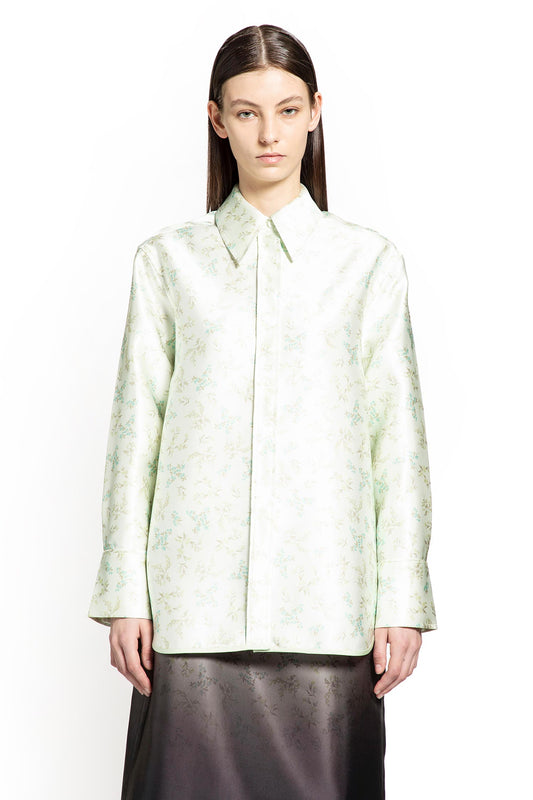 Silk Blend Printed Shirt