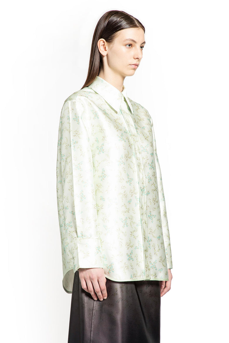 Silk Blend Printed Shirt