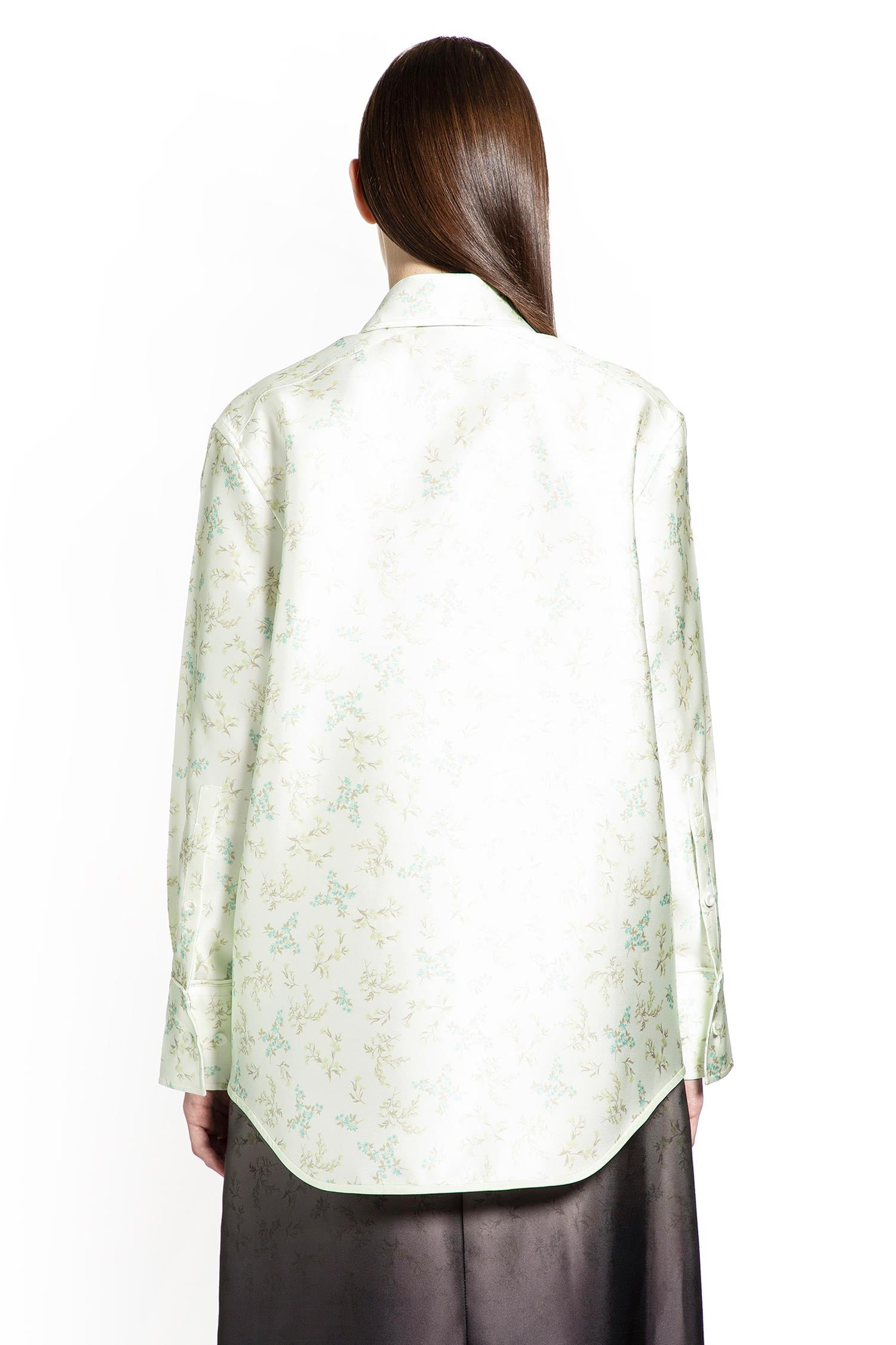 Silk Blend Printed Shirt