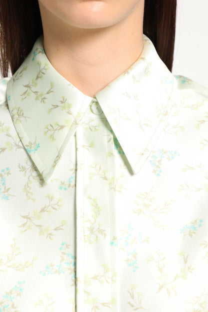 Silk Blend Printed Shirt
