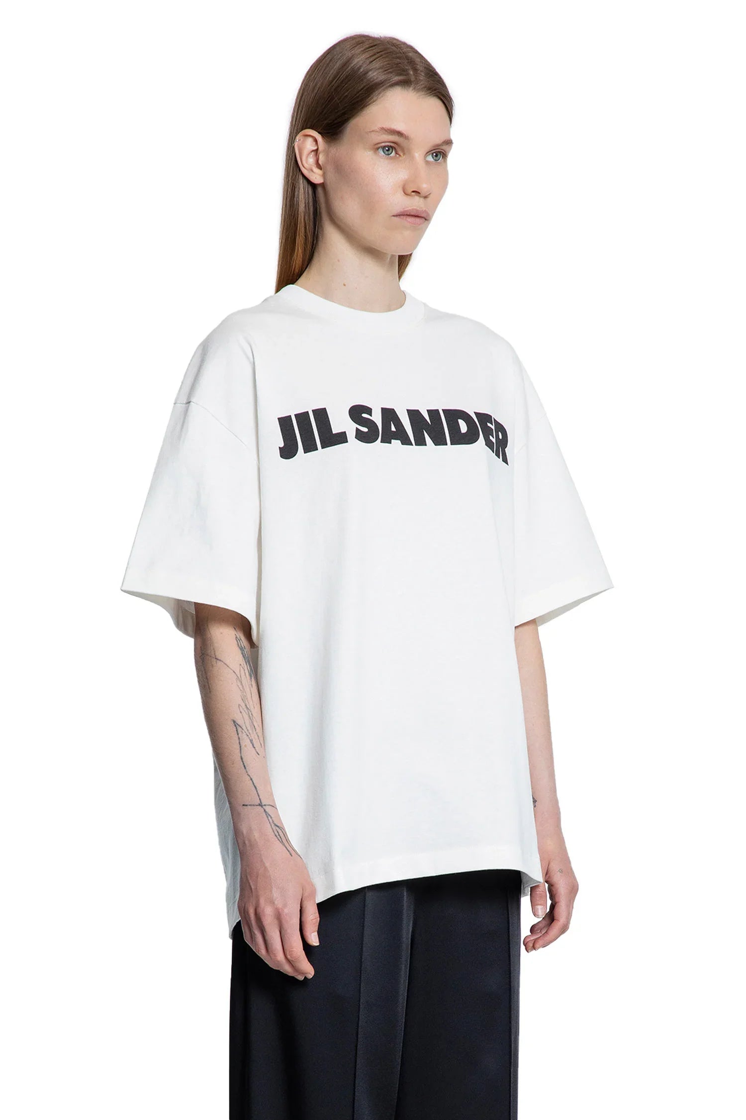 JIL SANDER WOMAN WHITE T-SHIRTS & TANK TOPS - Antonioli.eu
