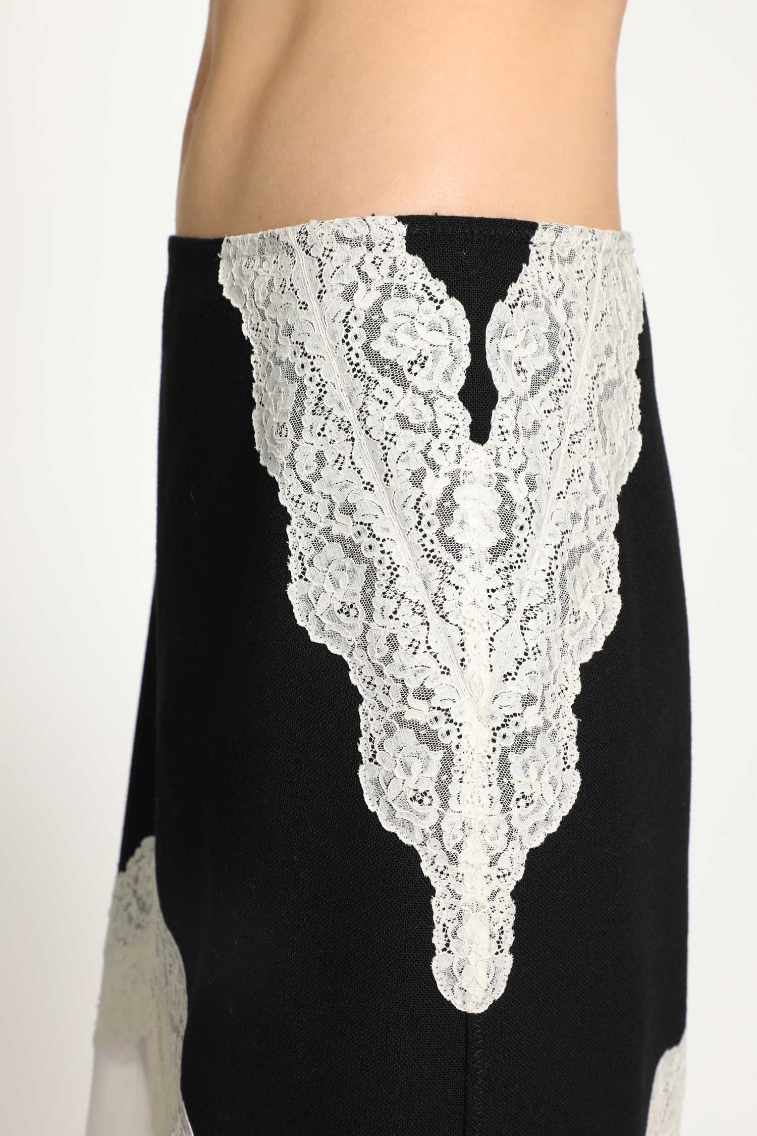 Wool Canvas Skirt