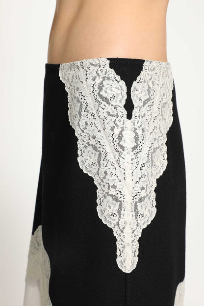 Wool Canvas Skirt