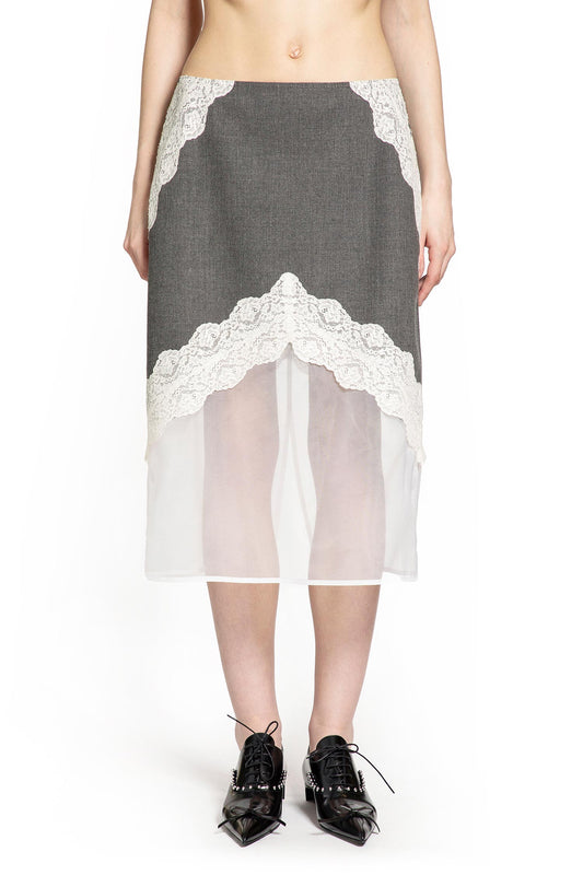Wool Canvas Skirt