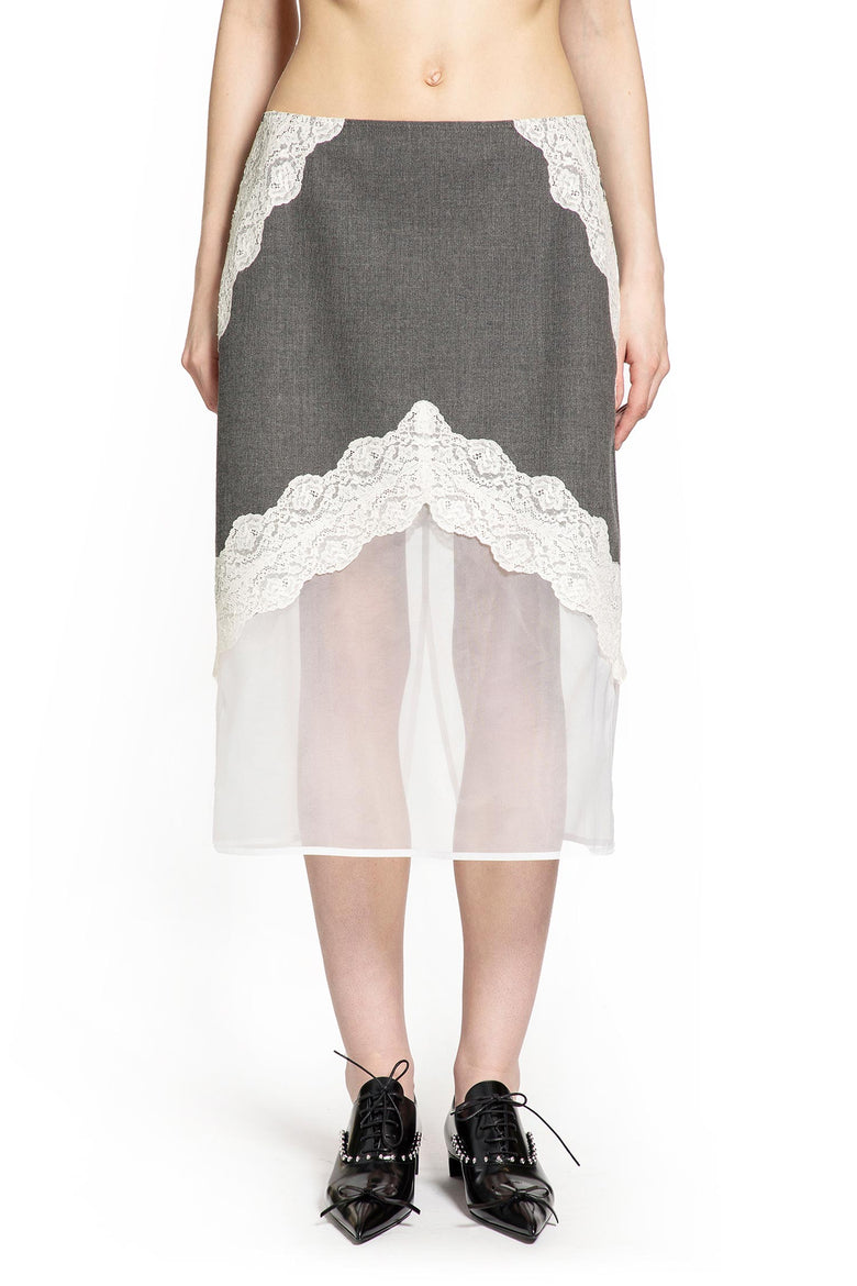Wool Canvas Skirt
