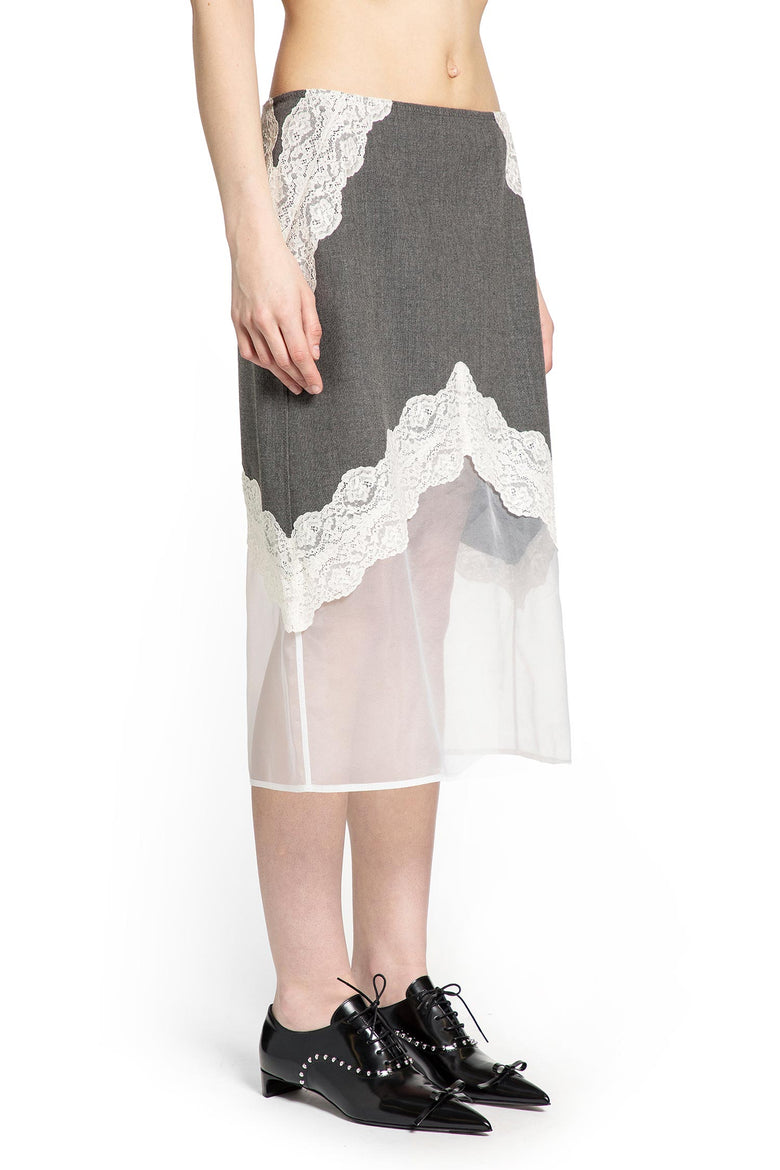 Wool Canvas Skirt