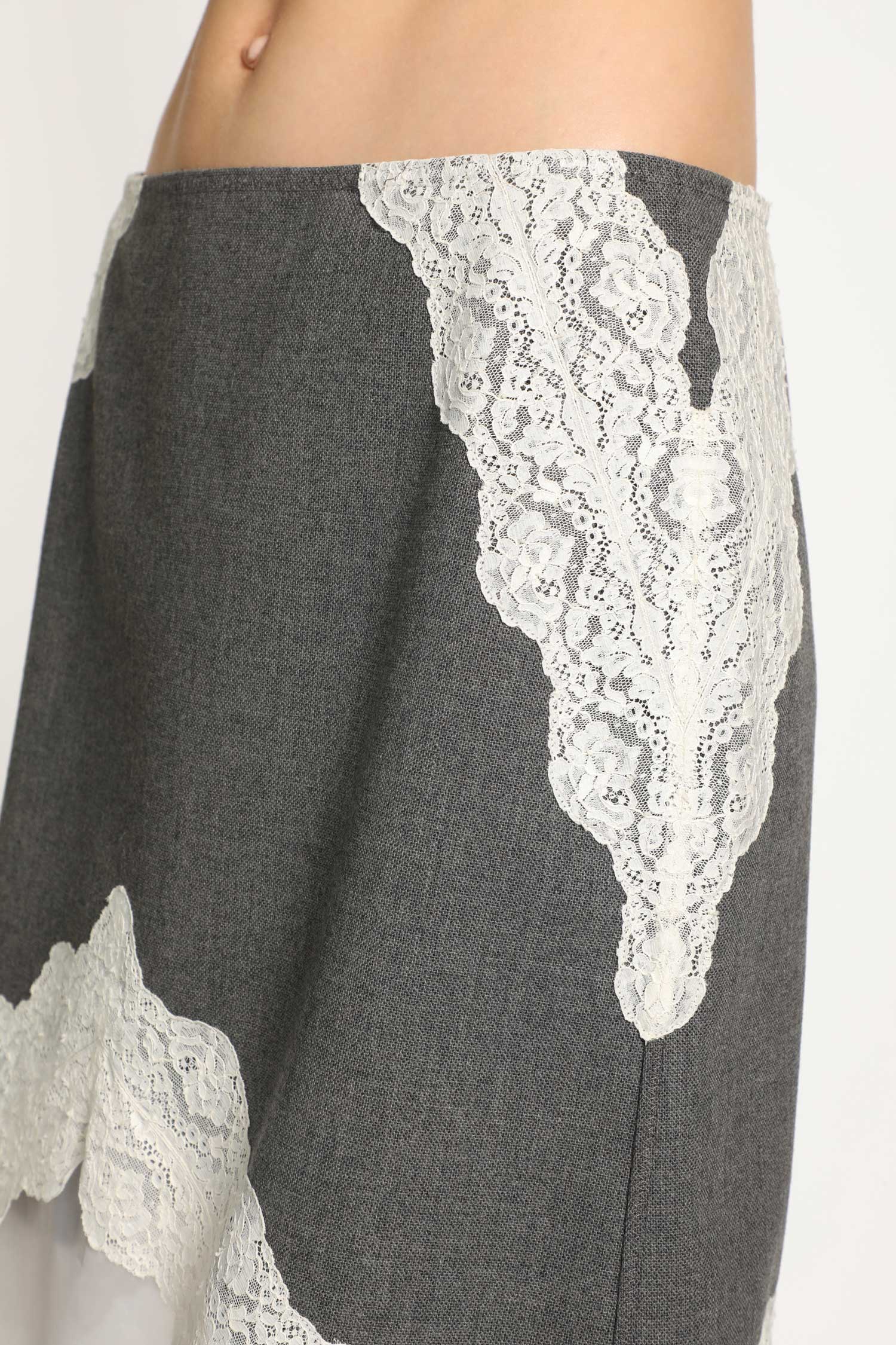 Wool Canvas Skirt