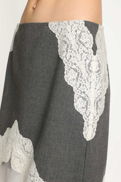 Wool Canvas Skirt