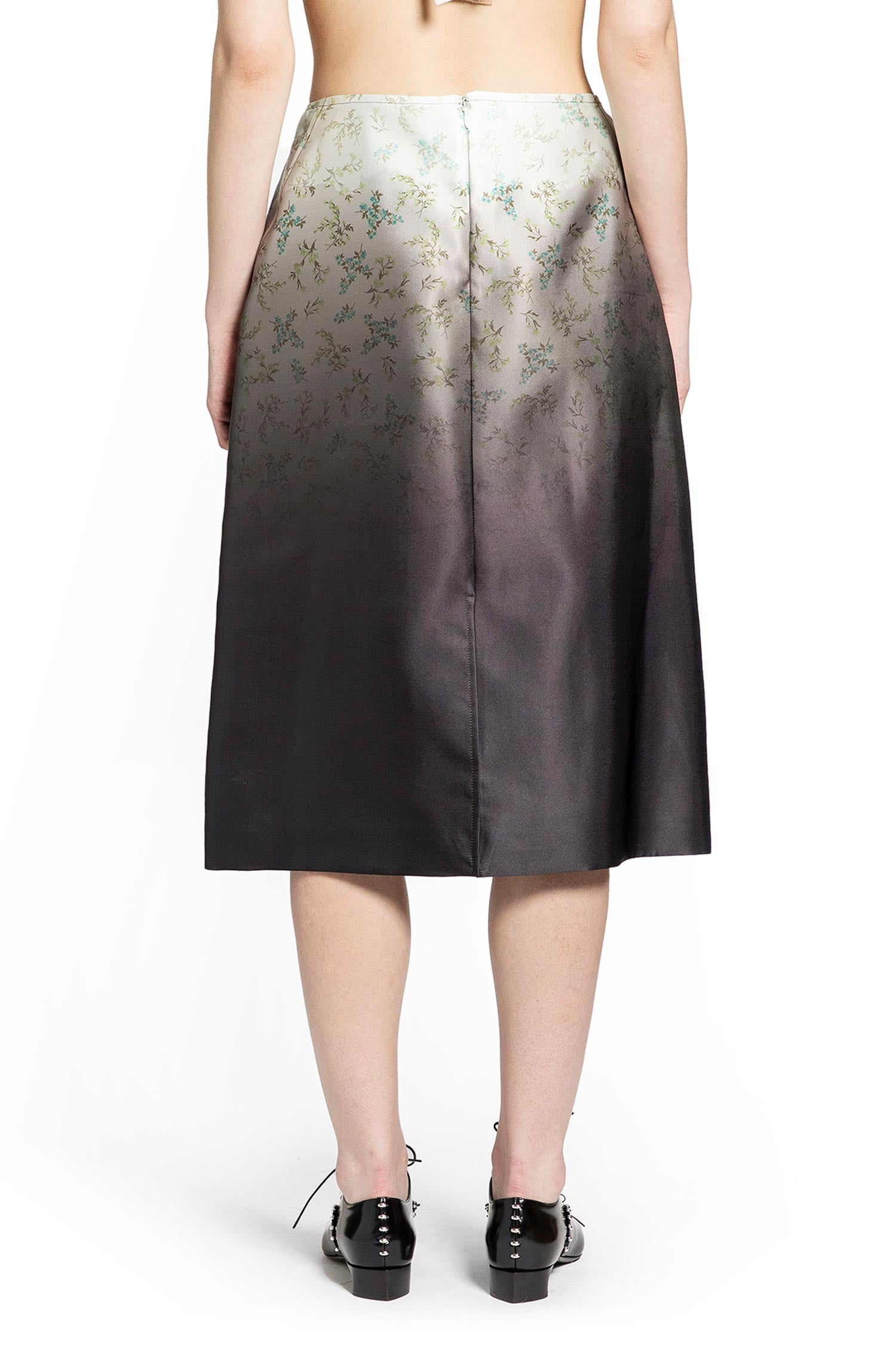 Silk Printed Skirt