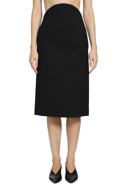 Wool Sablé Skirt