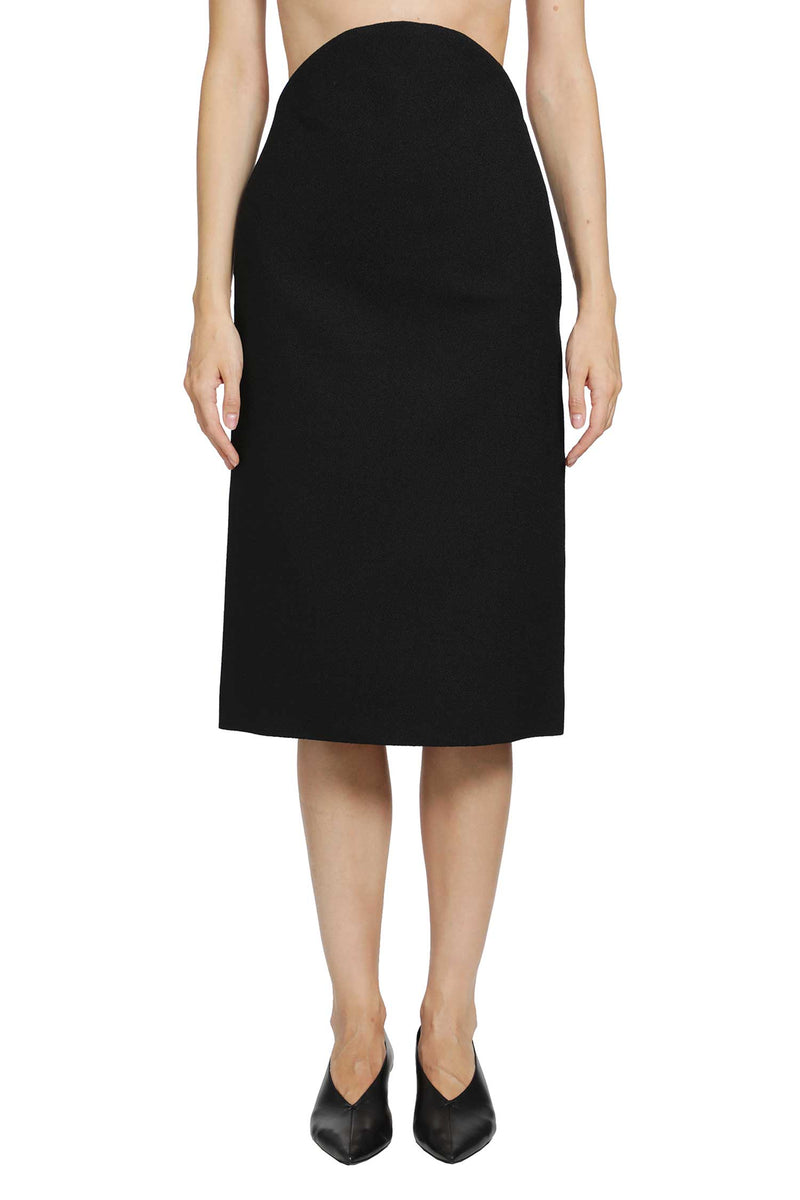 JIL SANDER Wool Sablé Skirt woman