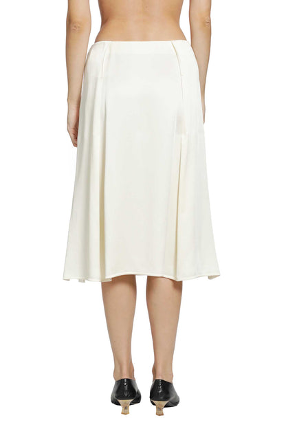 Envers Satin Pleated Skirt
