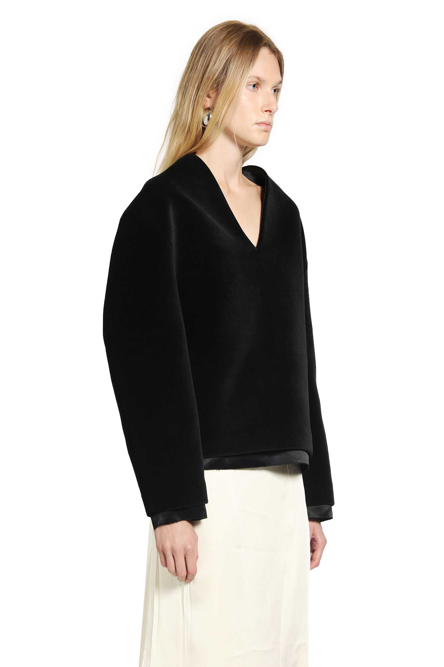 JIL SANDER WOMAN BLACK TOPS