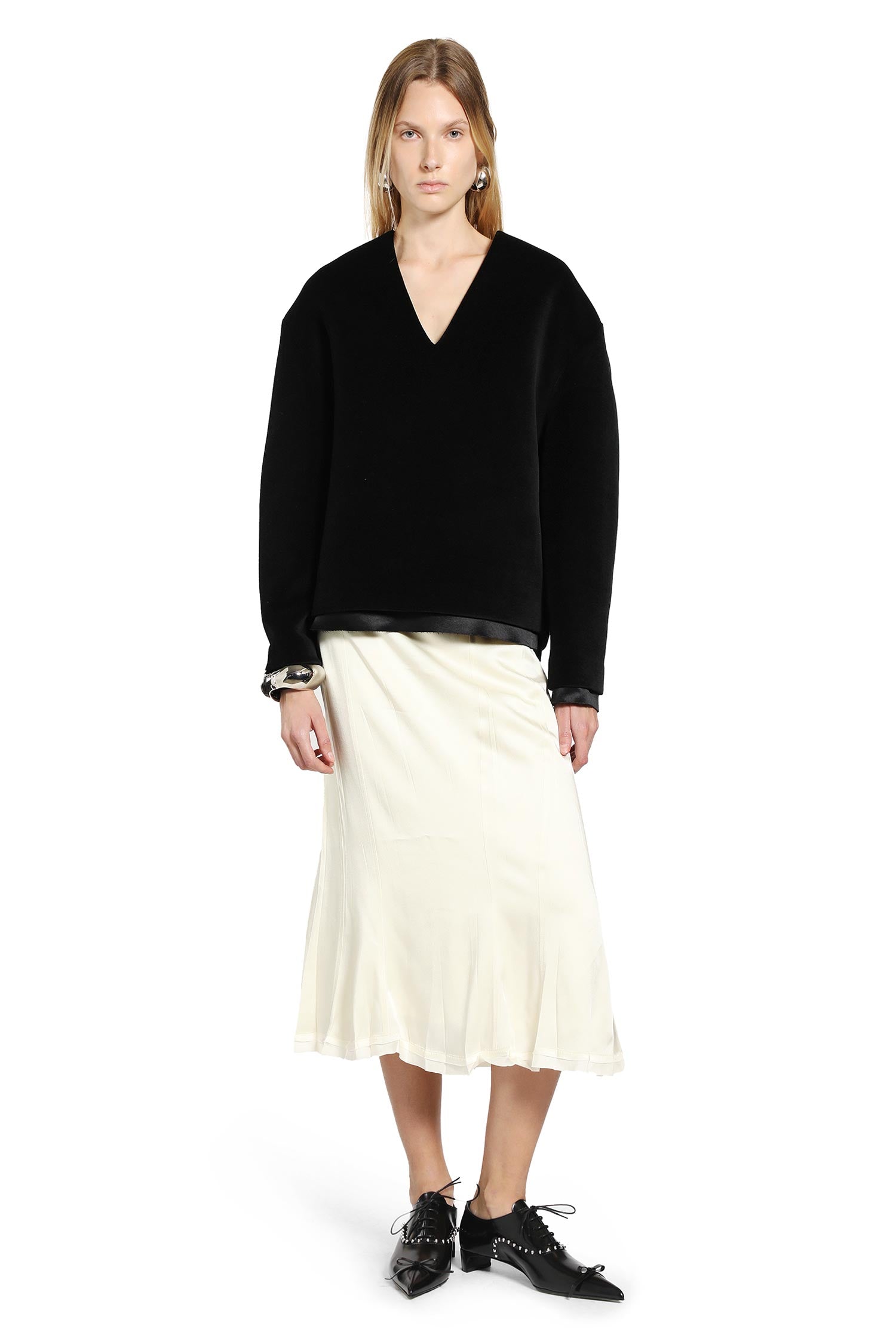 JIL SANDER WOMAN BLACK TOPS