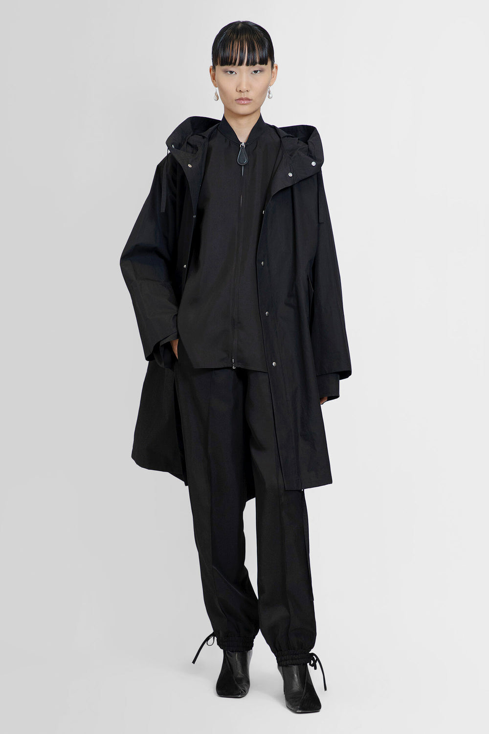 JIL SANDER WOMAN BLACK COATS