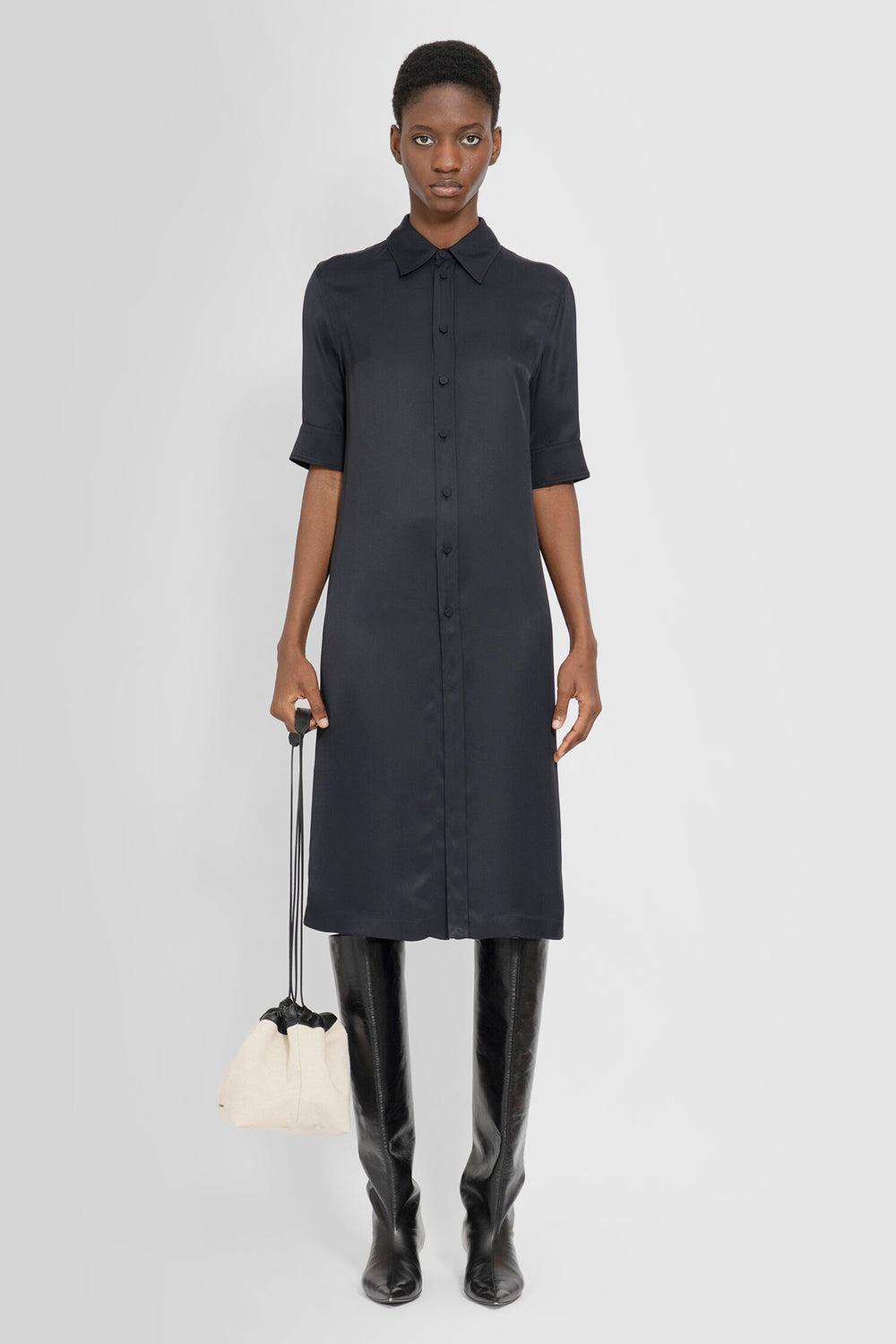 JIL SANDER WOMAN BLACK SHIRTS