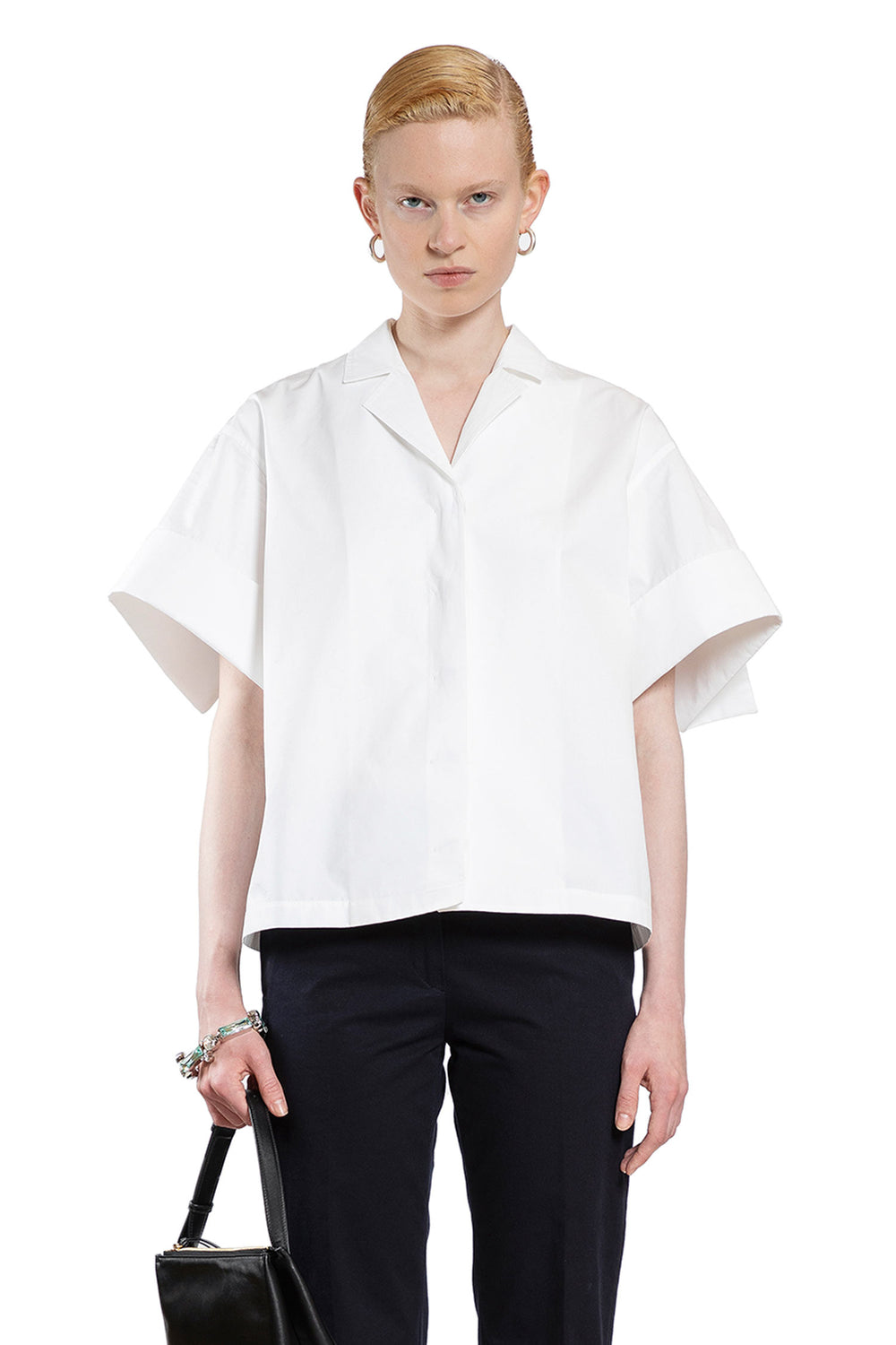 JIL SANDER WOMAN WHITE SHIRTS