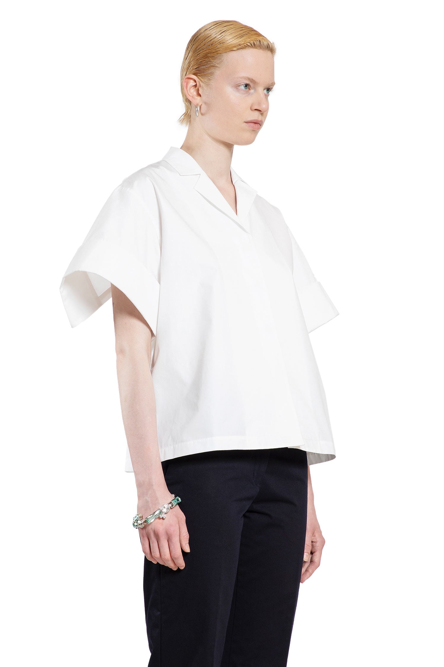 JIL SANDER WOMAN WHITE SHIRTS