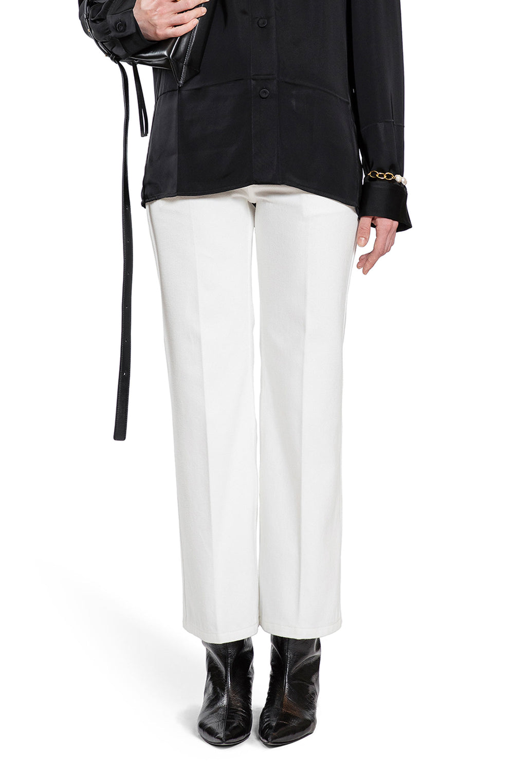 JIL SANDER WOMAN WHITE JEANS